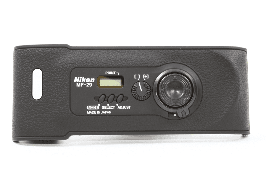 RARE!! 【UNUSED in BOX】 Nikon MF-29 DATA BACK For F100 - Green