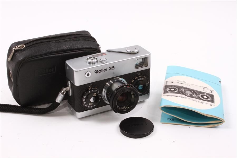 Used Rollei 35 Compact 35mm Film Camera w/ Tessar 40mm f/3.5 Lens
