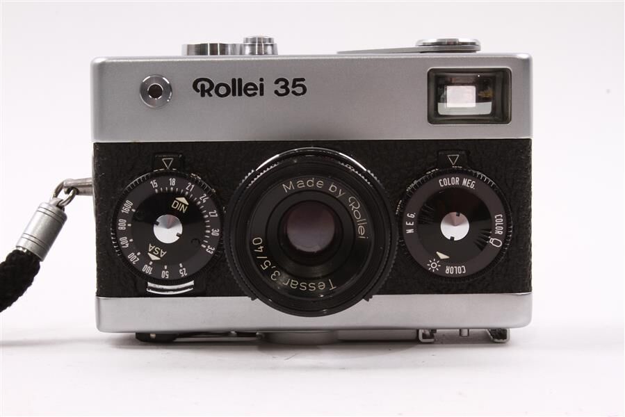 Used Rollei 35 Compact 35mm Film Camera w/ Tessar 40mm f/3.5 Lens