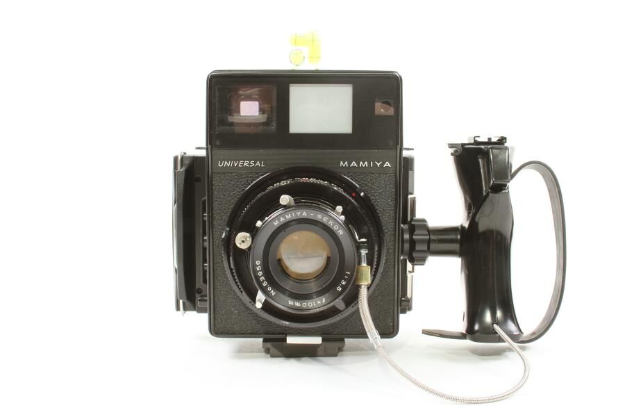 【G2211】MAMIYA UNIVERSAL + 100mm F3.5 Used Mamiya Universal Press Camera w/ 100mm F/3.5 Lens