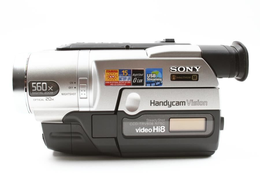 SONY videoHi8 Handycam CCD-TRV60 ⑥ Sony CCD-TRV608 Handycam Hi8 Camcorder (20x Optical Zoom