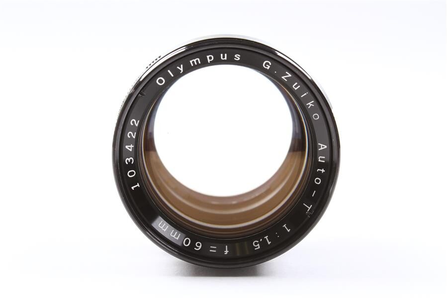 Olympus G Zuiko Auto T 60mm f/1.5 Lens f/ Pen F FT FV w