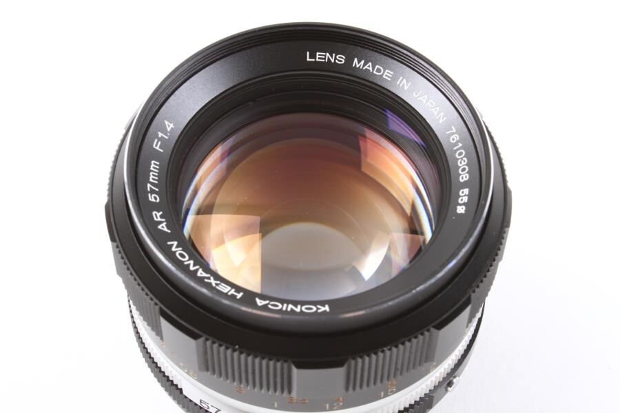 MINT] KONICA HEXANON 57MM F1.4 MF PRIME AR MOUNT LENS