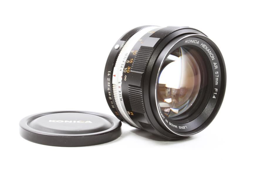 MINT] KONICA HEXANON 57MM F1.4 MF PRIME AR MOUNT LENS