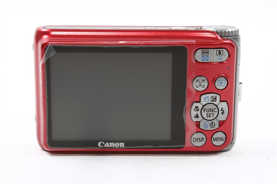 UNUSED] Canon PowerShot A3100 IS 12.1MP Red Digital Camera