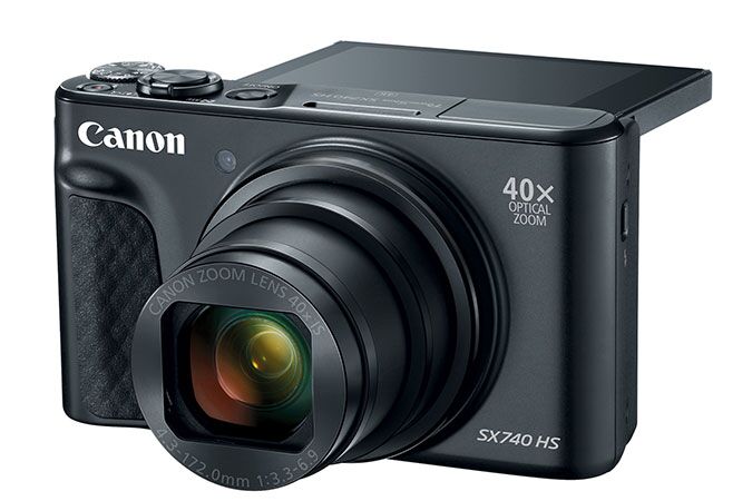 Canon PowerShot SX740 HS Point & Shoot Digital Camera (Black
