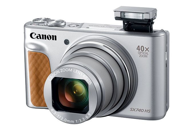 Canon PowerShot SX740 HS Point & Shoot Digital Camera (Silver