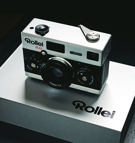 Rollei 35AF Compact 35mm Autofocus Film Camera (Silver) - Green