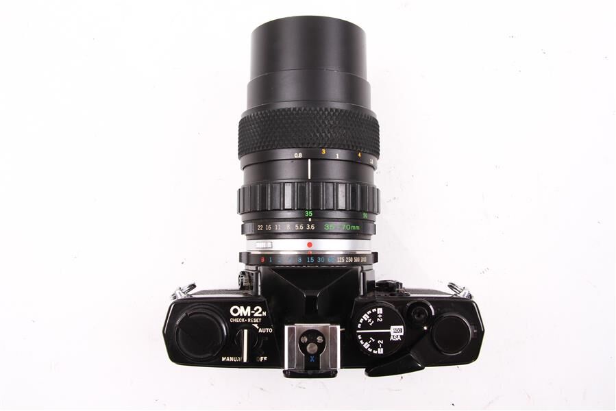 Used Olympus OM-2n 35mm Film SLR Camera w/ 35-70mm Lens (READ
