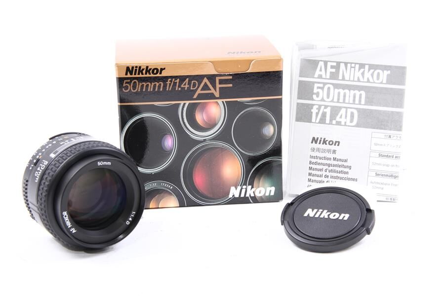Used Nikon AF NIKKOR 50mm f/1.4 D Lens - Green Mountain Camera