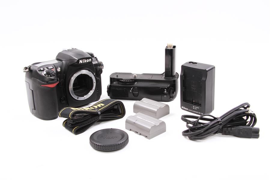 Used Nikon D200 Digital SLR Camera Body w/ MB-D200 Grip - Green
