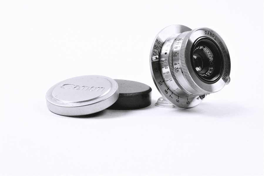 Nippon Kogaku W-NIKKOR-C 3.5cm f/3.5 LTM Lens - Green