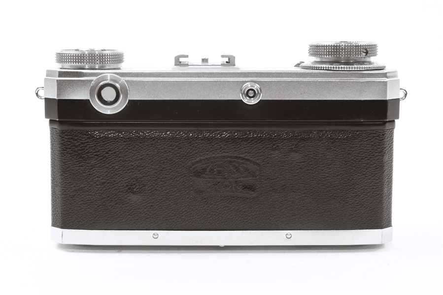 Zeiss Contax IIa Rangefinder Black Dial Film Camera w