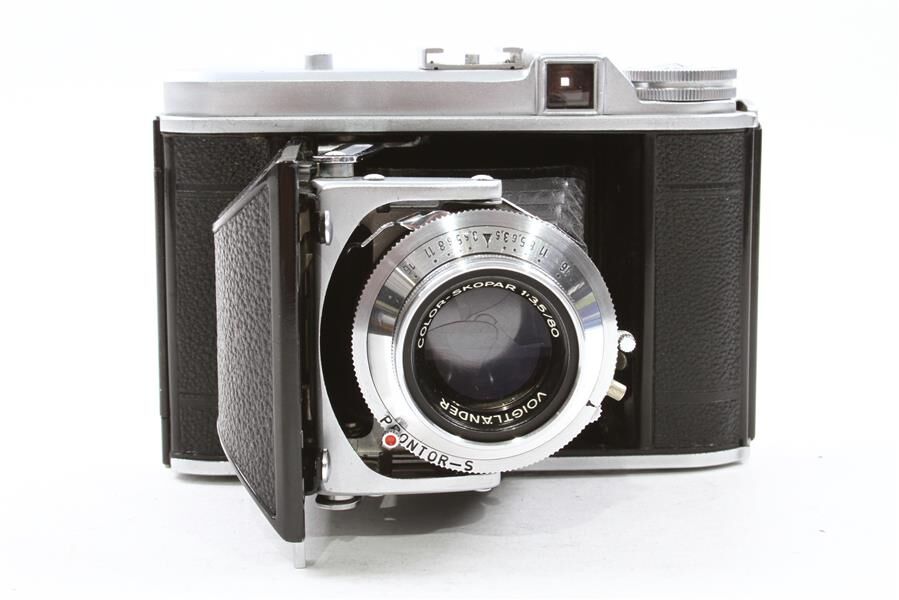 【即納！最大半額！】 80mm Skopar Color w/ ll PERKEO VOIGTLANDER f/3.5 Case Lens, フィルムカメラ