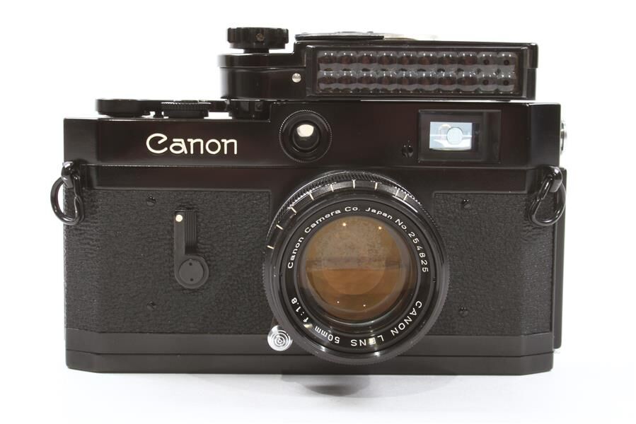 送料無料 いくらから P Canon Black Aperture Black & Meter w/ Camera Rangefinder フィルムカメラ