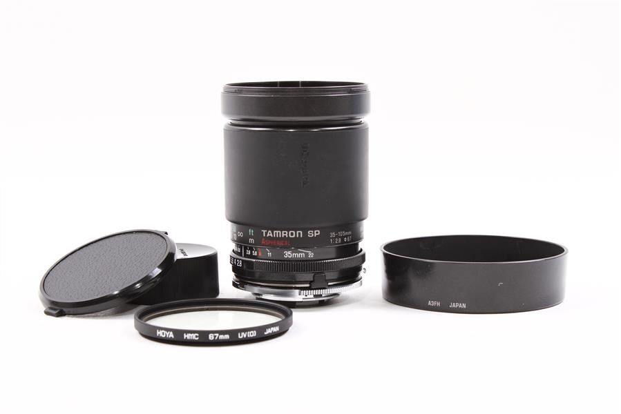 送料無料 通販 ファッション SP Tamron Used 35-105mm Nikon w/ Lens Aspherical f/2.8 フィルムカメラ