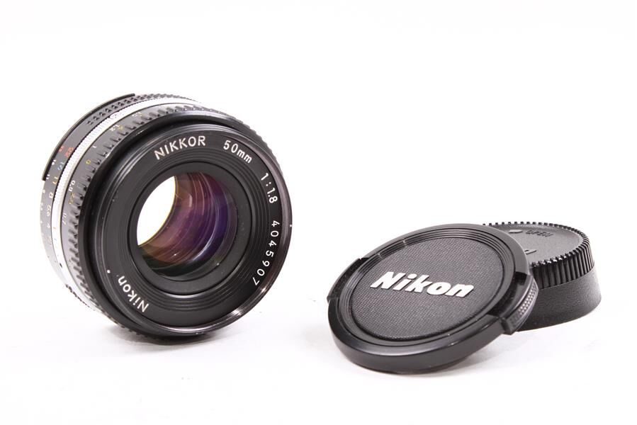 Used Nikon Nikkor 50mm f/1.8 AI-S Pancake Lens - Green Mountain Camera