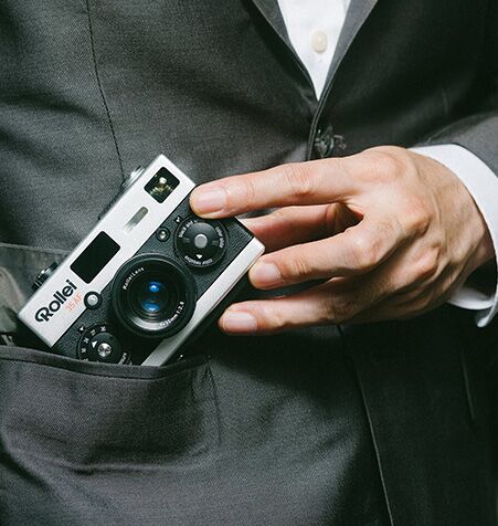 Rollei 35AF Compact 35mm Autofocus Film Camera (Silver